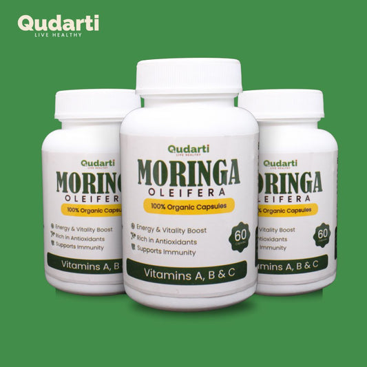 Qudarti Moringa Capsules - Family Pack (6 X Bottles)