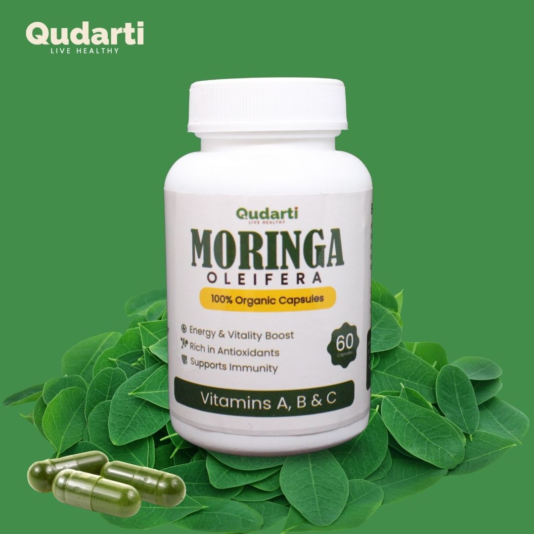 Qudarti Moringa Capsules - Family Pack (6 X Bottles)